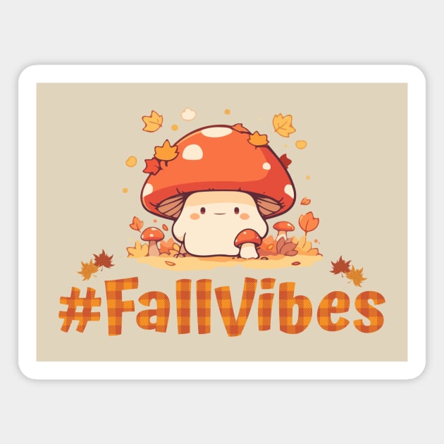 Fall Vibes Magnet by AS-Designs2023